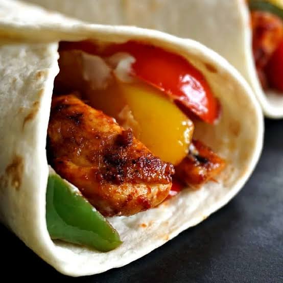 Chicken Fajitas Wrap