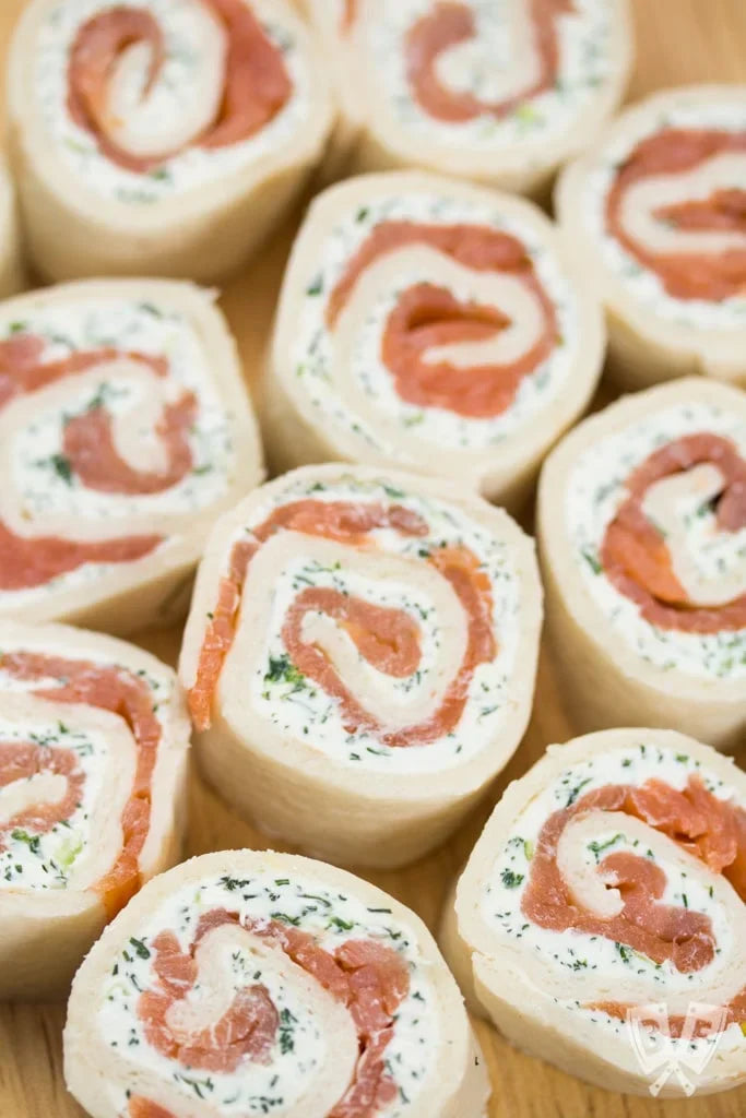 Tortilla Bread with Smoked Salmon & Cottage Cheese